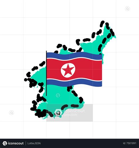 North Korea Flag Animation - Free Download Maps And Navigation ...