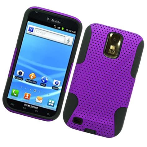 Samsung Galaxy S2 Hercules Case, by Insten Mesh Dual Layer [Shock Absorbing] Protection Hybrid ...