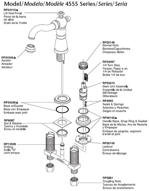 Delta Victorian Bathroom Faucet Parts - Plumbing Supplies