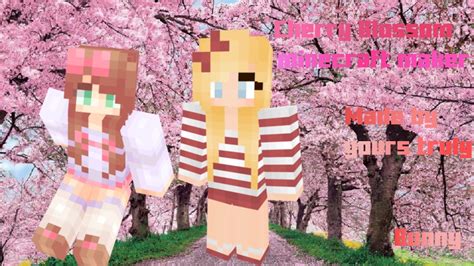 Cherry Blossom | minecraft skin maker - YouTube