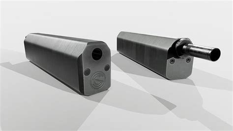 3D model SilencerCo Salvo12 12 Gauge Shotgun Suppressor VR / AR / low-poly | CGTrader