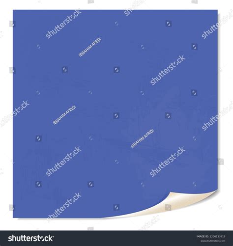 Illustration Blue Blank Page Notebook Label Stock Vector (Royalty Free) 2206133819 | Shutterstock