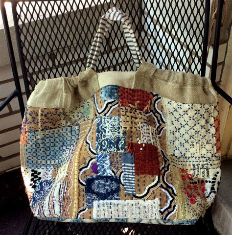 Boro bag | Boro tote bag using recycled fabrics and sashiko … | Flickr