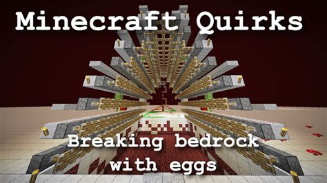 Minecraft: Breaking bedrock with multiple dragon eggs. In survival ...