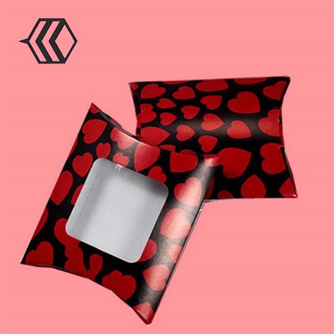 Pillow Box With Window - PackagingBee