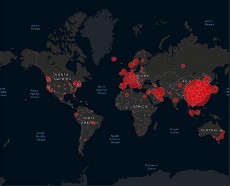 Coronavirus : une carte en temps réel pour suivre l'évolution de l ...