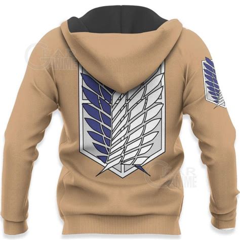 AOT Wings Of Freedom Scout Shirt Costume Attack On Titan Hoodie Sweater - Attack On Titan Stuff