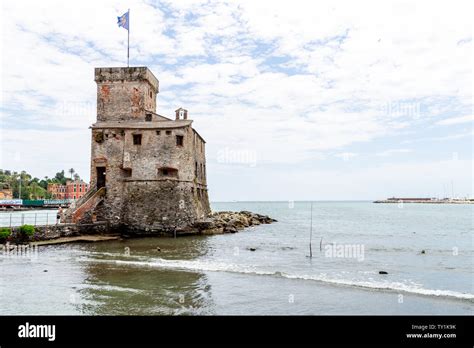 Castle of Rapallo, Italy Stock Photo - Alamy