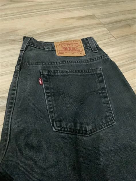 LEVIS 550 BLACK, Men's Fashion, Bottoms, Jeans on Carousell