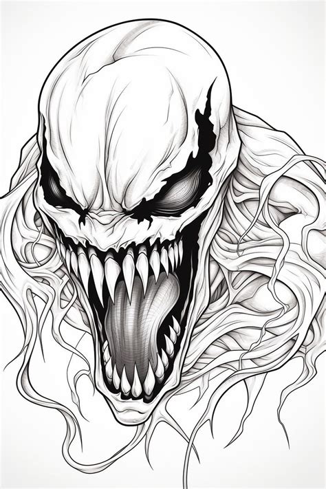 Free Printable Venom Coloring Pages | For Kids & Adults - Storiespub - Medium