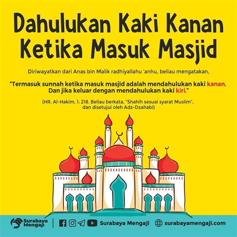 Doa Masuk Masjid Menurut Sunnah – Dakwah Islami