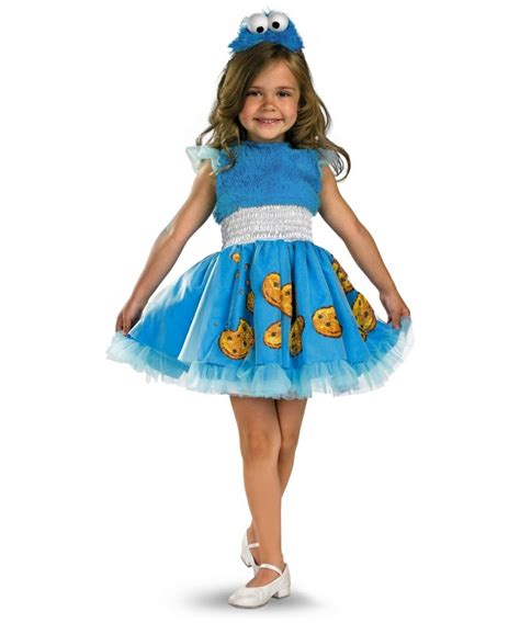 Frilly Cookie Monster Baby Costume - Girls Costumes