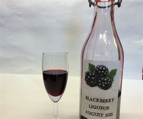 Blackberry Liqueur : 4 Steps (with Pictures) - Instructables