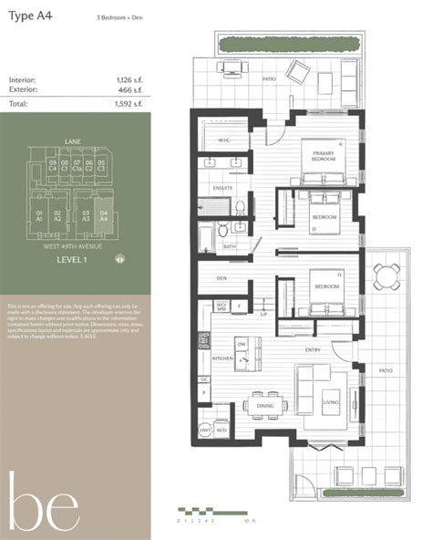 Garden Homes Floor Plans — Be W49