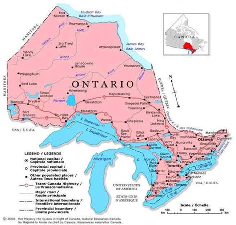 Ontario Map 1 • Mapsof.net