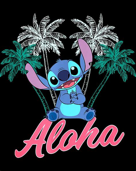 Disney Lilo and Stitch Aloha .png Digital Art by Minh Trong Phan