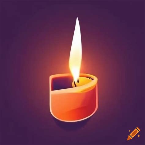 Candle business logo on Craiyon