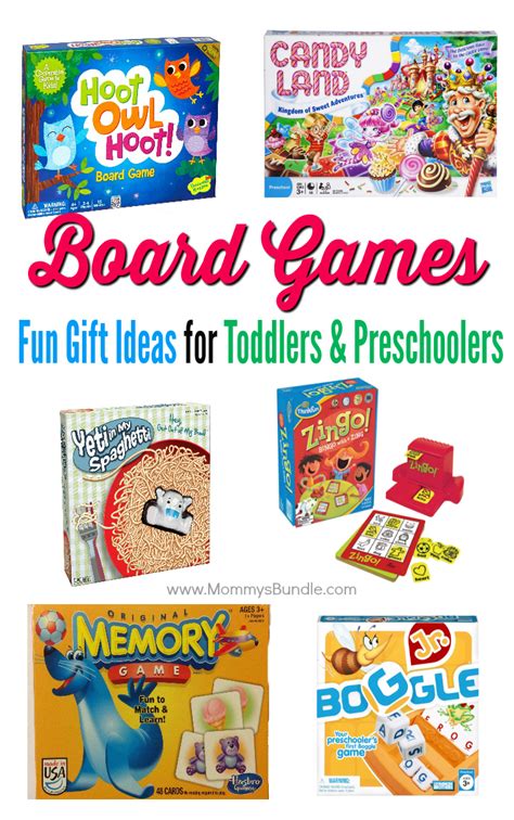 Best Board Games for Toddlers & Preschoolers - Mommy's Bundle