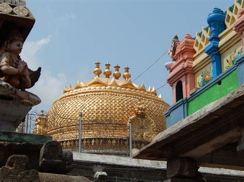 Sri Ranganathar Temple Vimanam, Srirangam, Thiruchirapalli. Indian ...