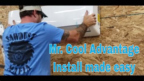 How to install a Mr. Cool Diy Mini split system - YouTube