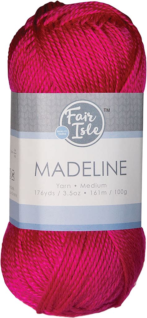 Fair Isle Madeline Yarn-Fuchsia - Walmart.com - Walmart.com