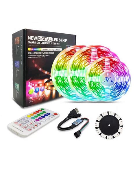 Programmable LED Strip Light Kit Music Sync Firework Style