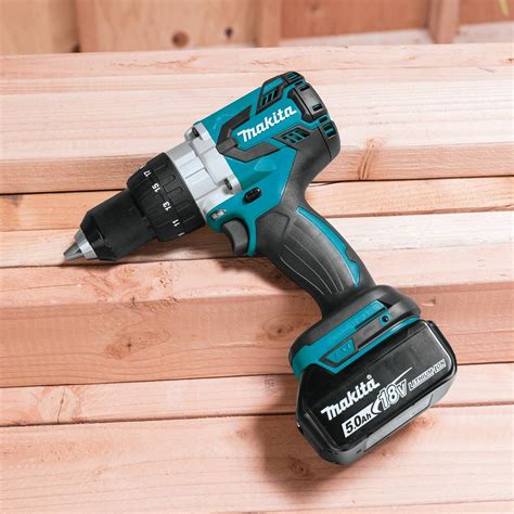 MAKITA Drill Kit, Cordless, 0 in-lb to 1,090 in-lb, 1/2 in Chuck Size - 52YX04|XFD07T - Grainger