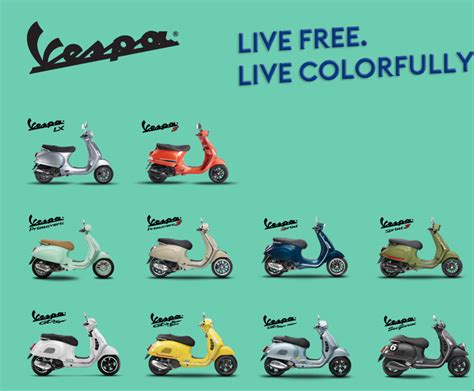 Berbagai Warna Vespa Matic yang Cantik Bisa Jadi Pilihan Kamu