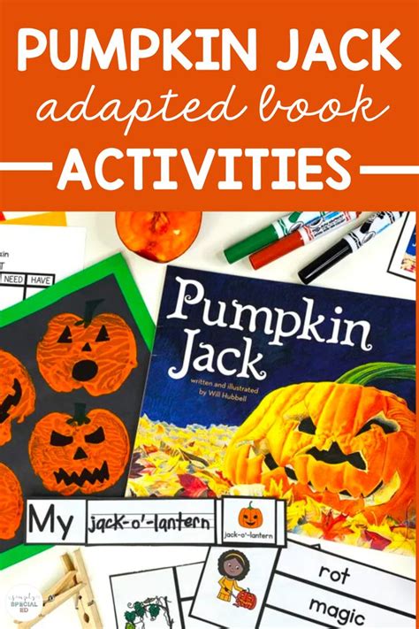 5 Adapted Activities for Pumpkin Jack - Simply Special Ed | Pumpkin ...