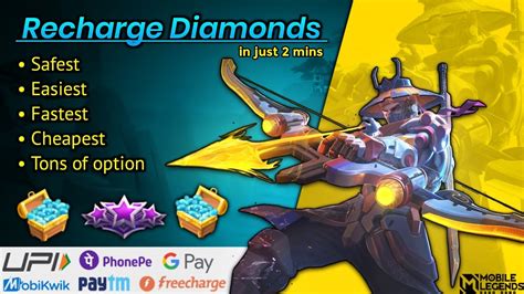 How to recharge mlbb diamonds | how to recharge mobile legends diamonds | how get diamonds in ...