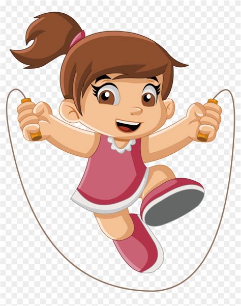 Cartoon Royalty-free Photography Illustration - Jumping Rope Animation - Free Transparent PNG ...