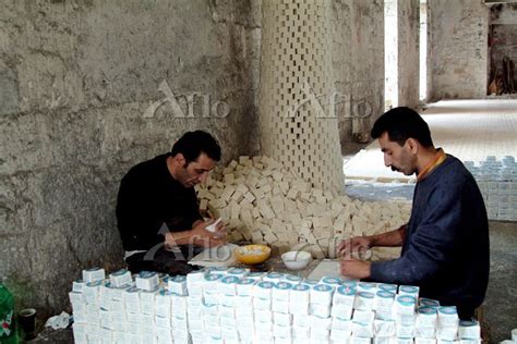 Soap factory, Nablus, Palestine. The factory has revived itself … [9121473]の写真素材 - アフロ