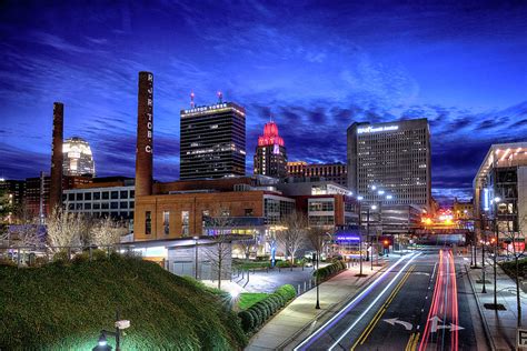 Downtown Winston-Salem Skyline Photograph by Bryan Rierson - Fine Art ...