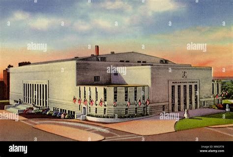 Buffalo Memorial Auditorium. Buffalo. 1940 Stock Photo - Alamy