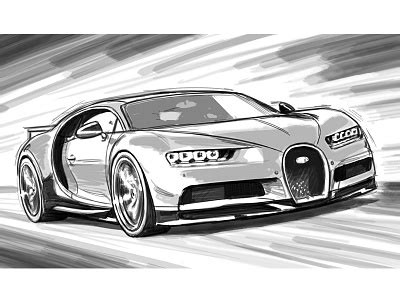 Bugatti Chiron by Tom Connell on Dribbble