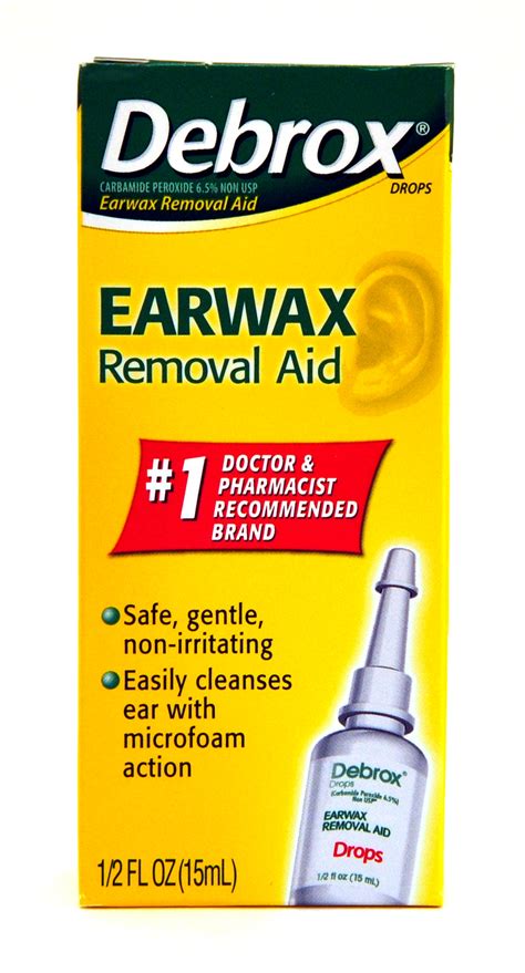 Debrox Ear Wax Removal Aid Drop 0.5 fl oz (15 ml)