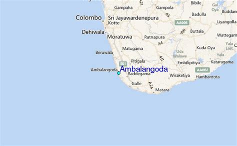 Ambalangoda Tide Station Location Guide