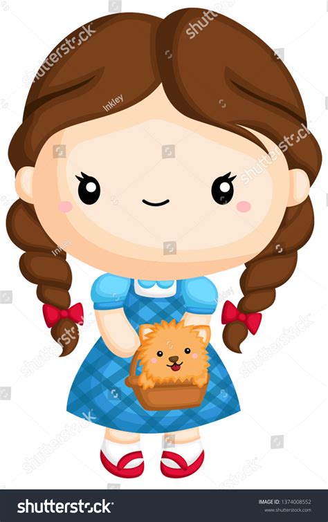 Vector Dorothy Wizard Oz Stock Vector (Royalty Free) 1374008552 ...