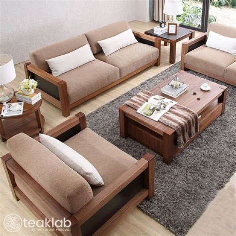 25 Latest Wooden Sofa Design Ideas in 2022