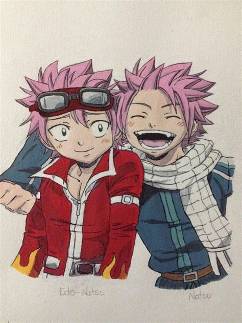 Fairy Tail Natsu and Edolas Natsu by FairyTailGirl1 on DeviantArt