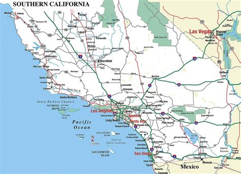 Map Of Southern California Beach Cities - Printable Maps