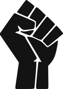 Raised Black Fist Logo PNG Vector (SVG) Free Download