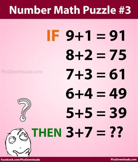 Can you solve this High IQ Number Math Puzzle #1, #2, #3 ? With answer | Maths puzzles, Math ...