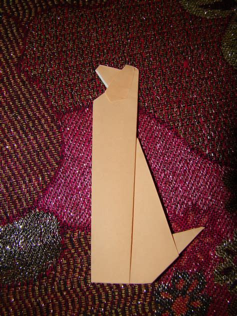 Origami Maniacs: Origami Dog Bookmark