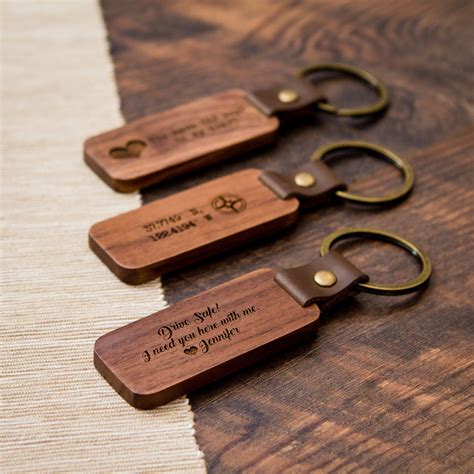 Engraved Wood Key Chain – MUUJEE