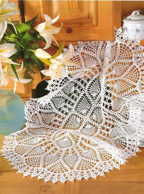 Vintage crochet doily pattern vintage crafts tutorial oval | Etsy