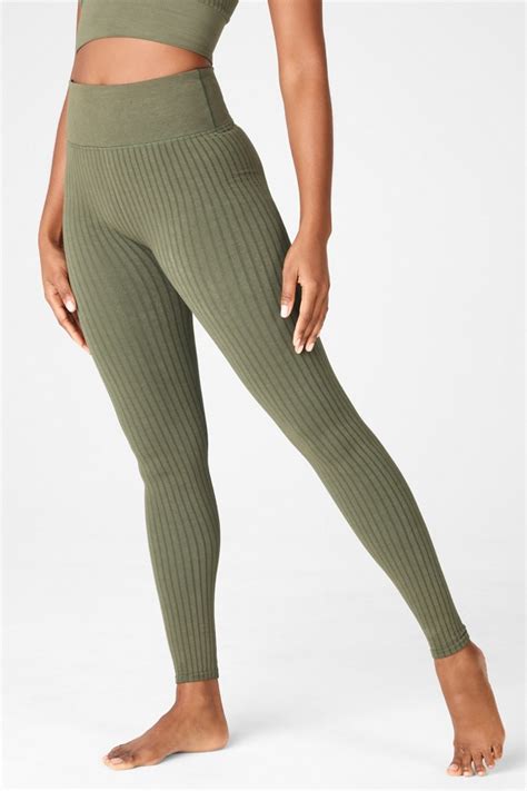 Ribbed Seamless Ultra High-Waisted Legging - Fabletics Canada