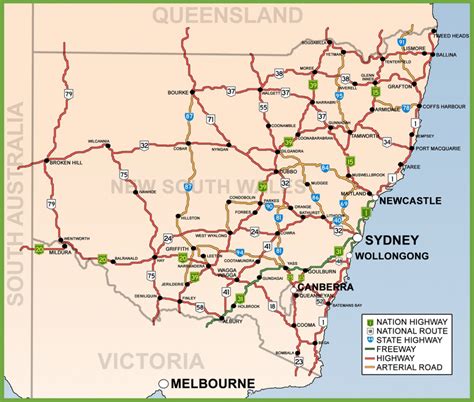 Young NSW Map