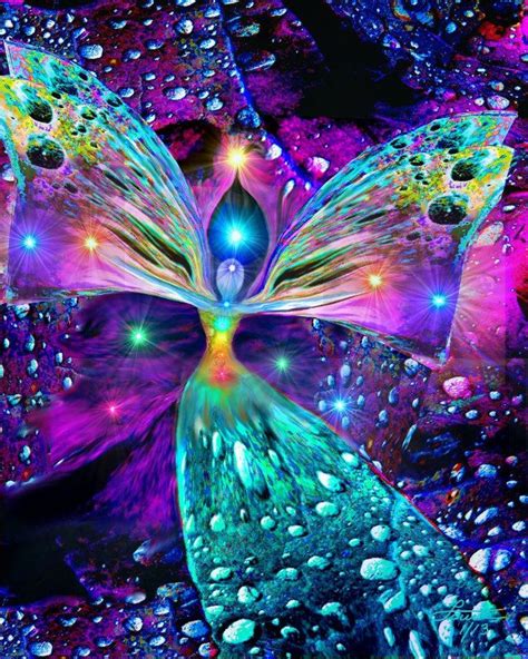 Chakra Art, Angel Healing Rainbow, Reiki Bubbles of Clearing en 2019 | Fantasia | Ángeles y ...