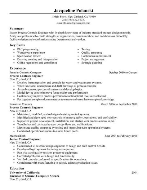 Process Engineer Resume Sample for Entry-Level & Executive | ResumeGets